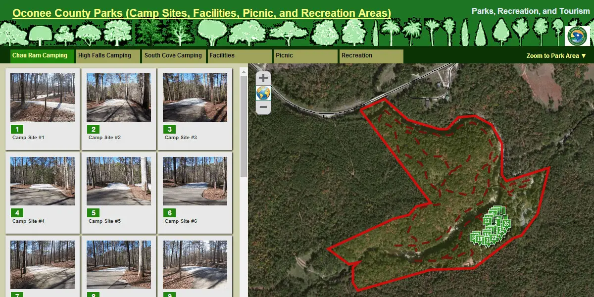 Interactive Park Map